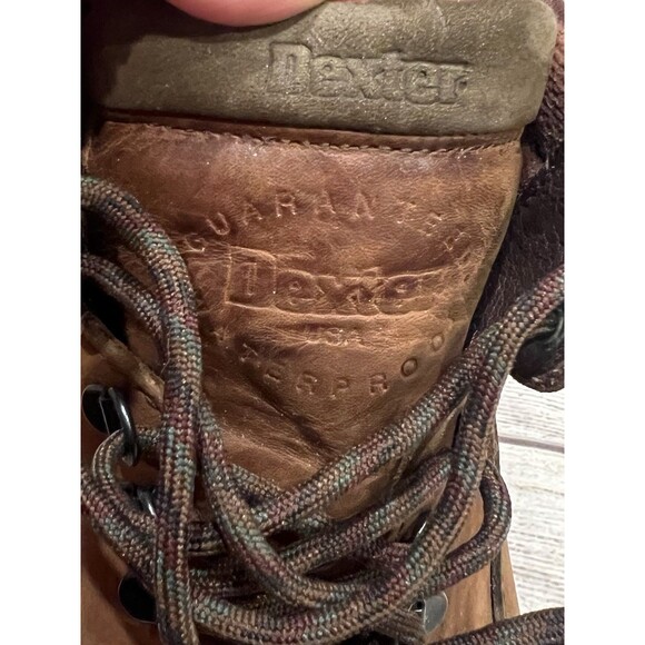 Vintage Dexter Walkmocs Hiking Boots Made In USA Women's Size 8.5 Wide U.S. - Picture 6 of 10